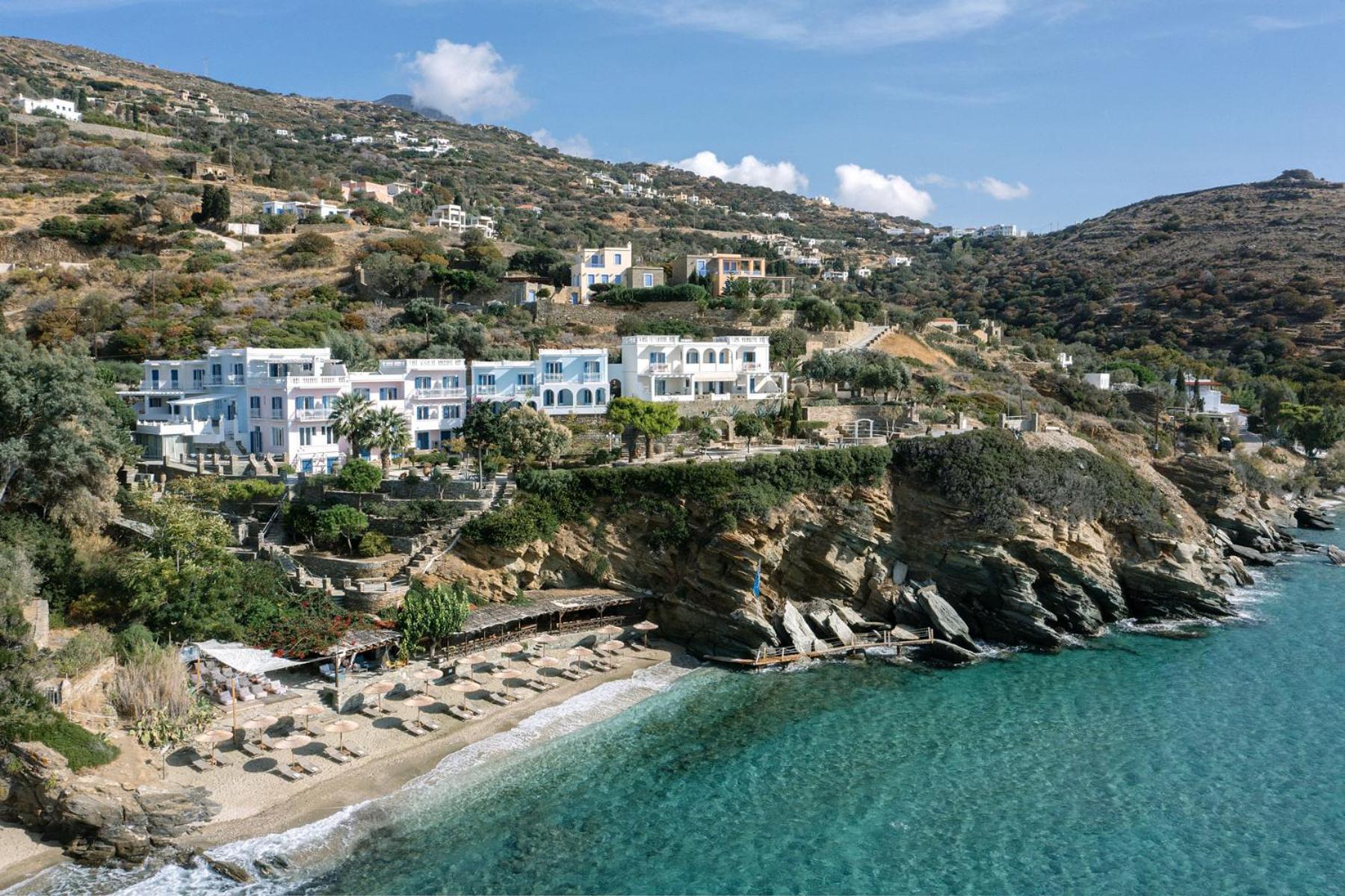 Aneroussa Beach Hotel Bací Kültér fotó