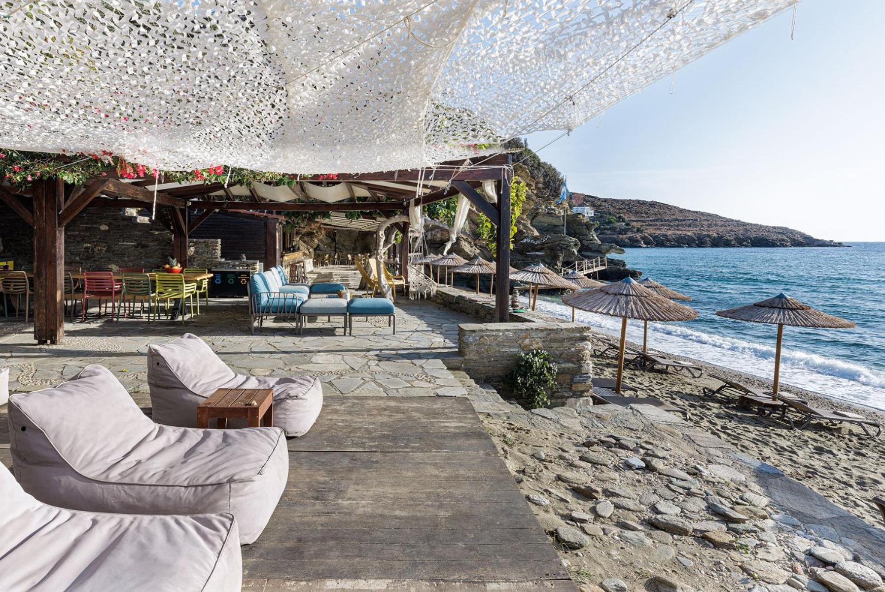 Aneroussa Beach Hotel Bací Kültér fotó