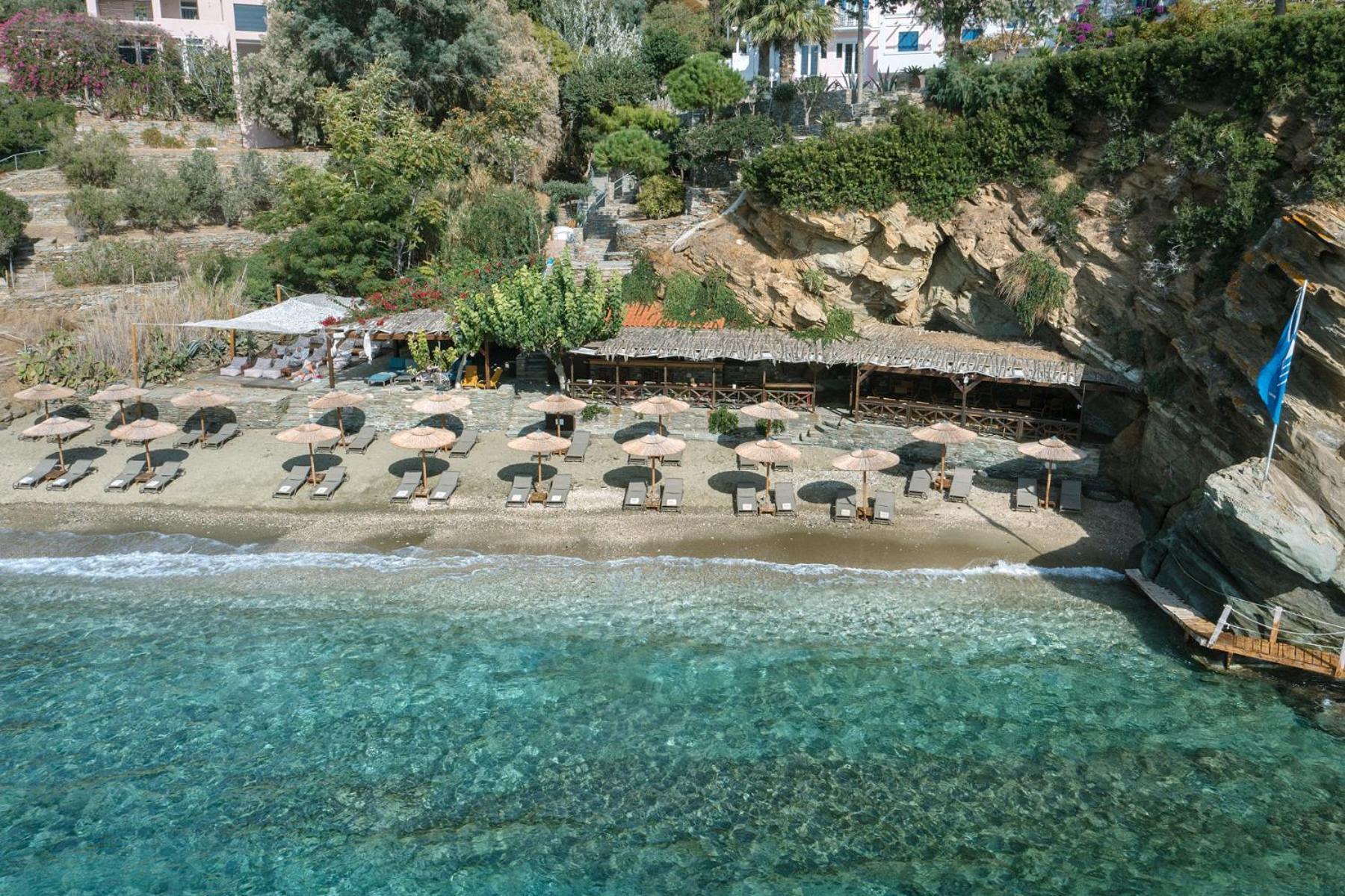 Aneroussa Beach Hotel Bací Kültér fotó