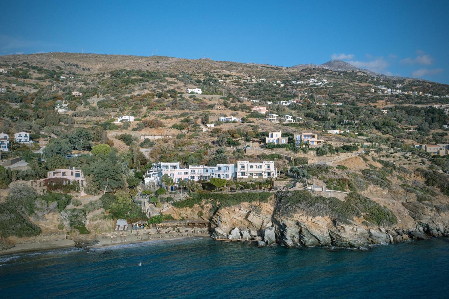 Aneroussa Beach Hotel Bací Kültér fotó