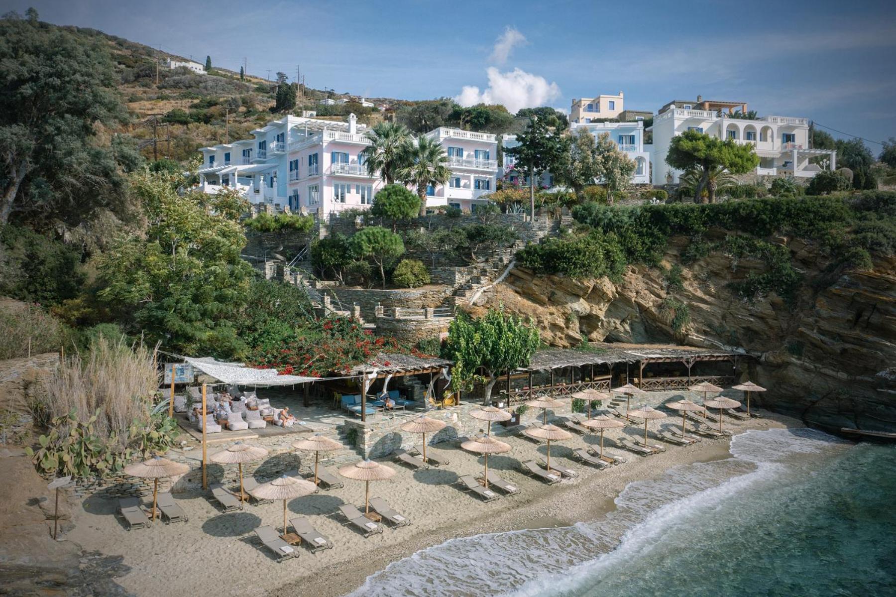 Aneroussa Beach Hotel Bací Kültér fotó