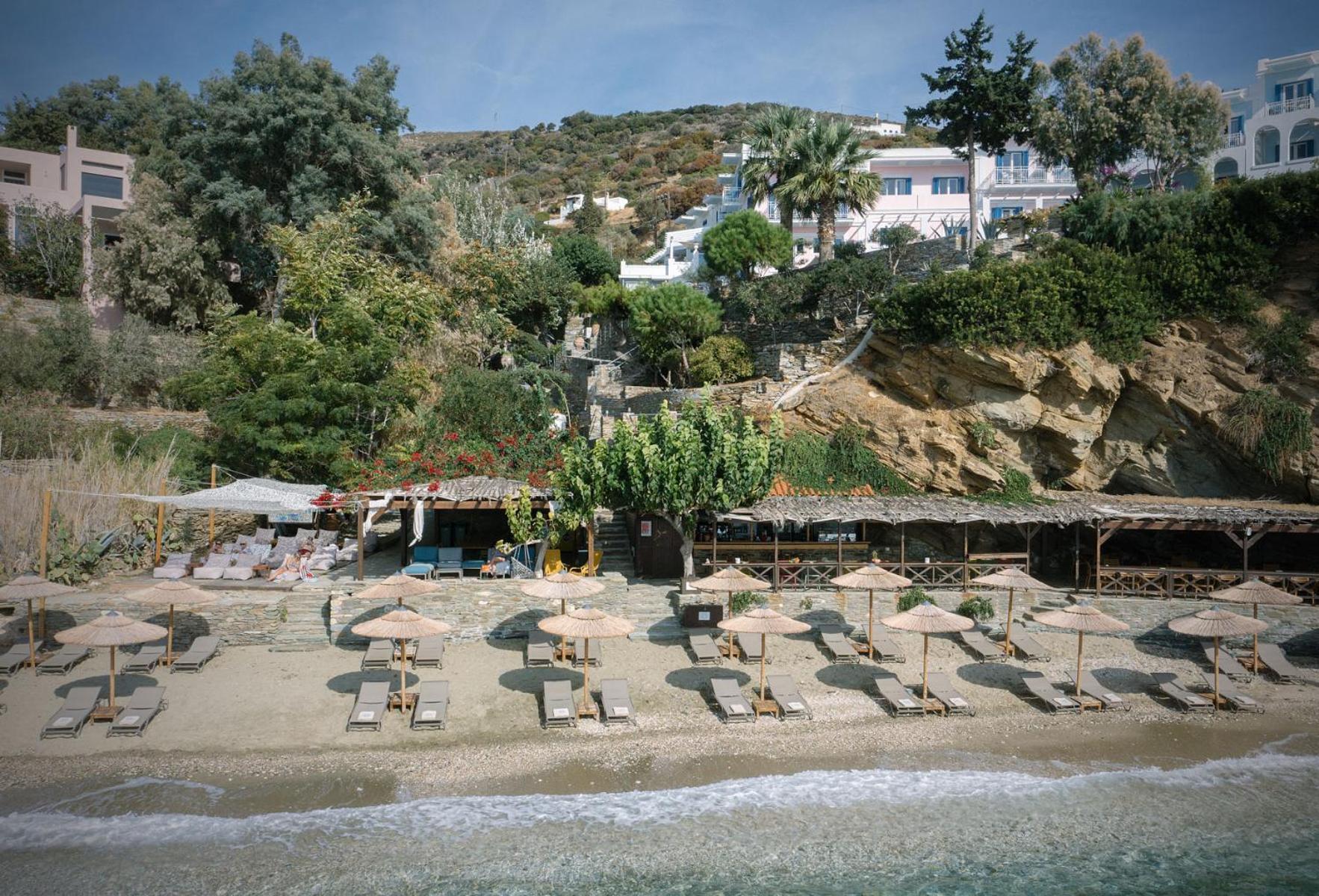 Aneroussa Beach Hotel Bací Kültér fotó
